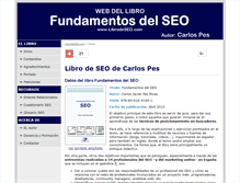 Tablet Screenshot of librodeseo.com